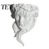 Unique Elf Relief Planter Fairy Face Shape Wall Planter, Girl Flower Pot, Mounted Resin Sculpture Vase for Indoor Outdoor, Cactus, Herbs, Air