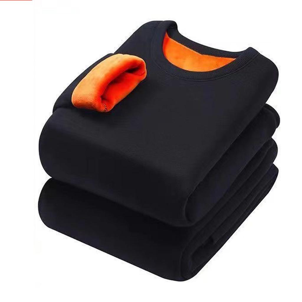 Мужской зимний термокомплект из хлопка с флисовой подкладкой (верх и низ)