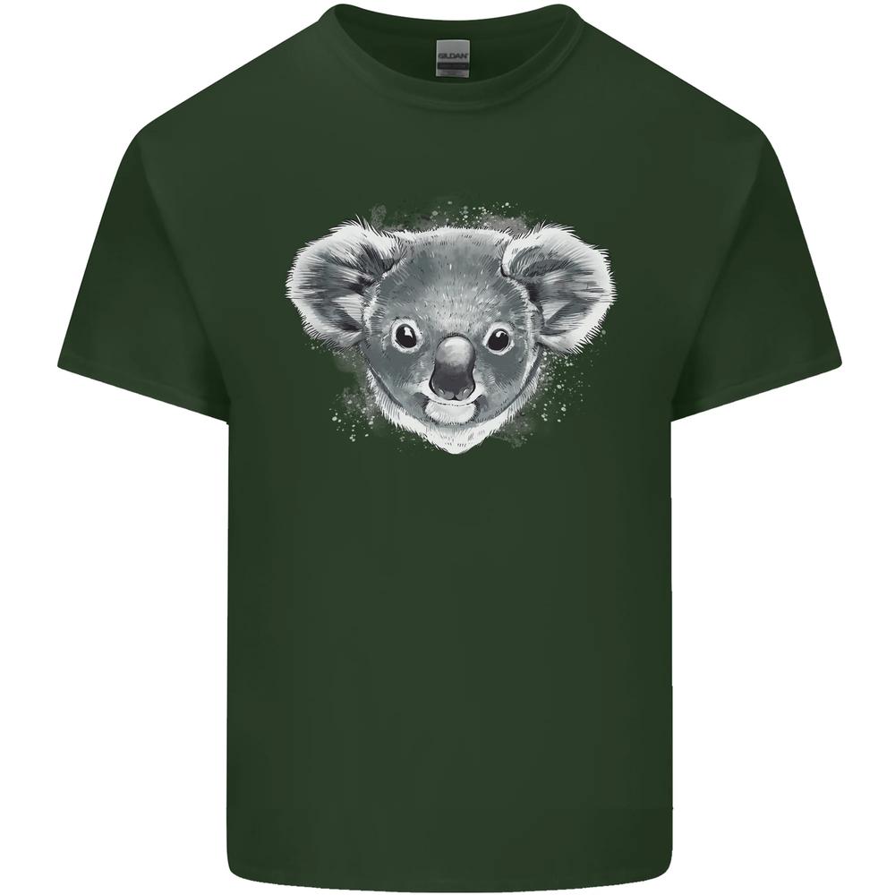 Koala Bear Head Unisexs Cotton TShirt Tee Top