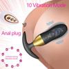 Анальный вибратор для женщин и мужчин, Анальная пробка, массажер простаты, беспроводной пульт дистанционного управления, анальная пробка, интимные товары, секс-игрушки