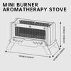 Mini Stove Wood Burning Multi-fuel Portable Stainless Steel Camping Backpacking Stove Silver Finish Outdoor Heating