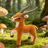 Adjustable Limb Stuffed Antelope Plush Tibetan Doll, Posable Toy, Cute Soft Animal Doll Cuddly Animal, Collectible Gift for Kids Home Decor Toy