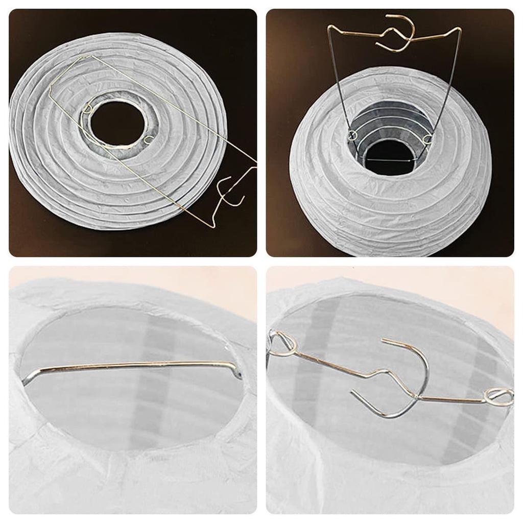 Бумажные фонарики в японском стиле для самостоятельной сборки, 6 штук