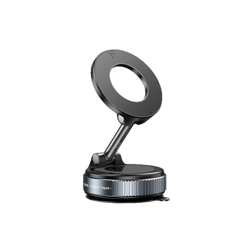 Magnetic Rotating Foldable Double-Sided Vacuum Suction Car Phone Stand