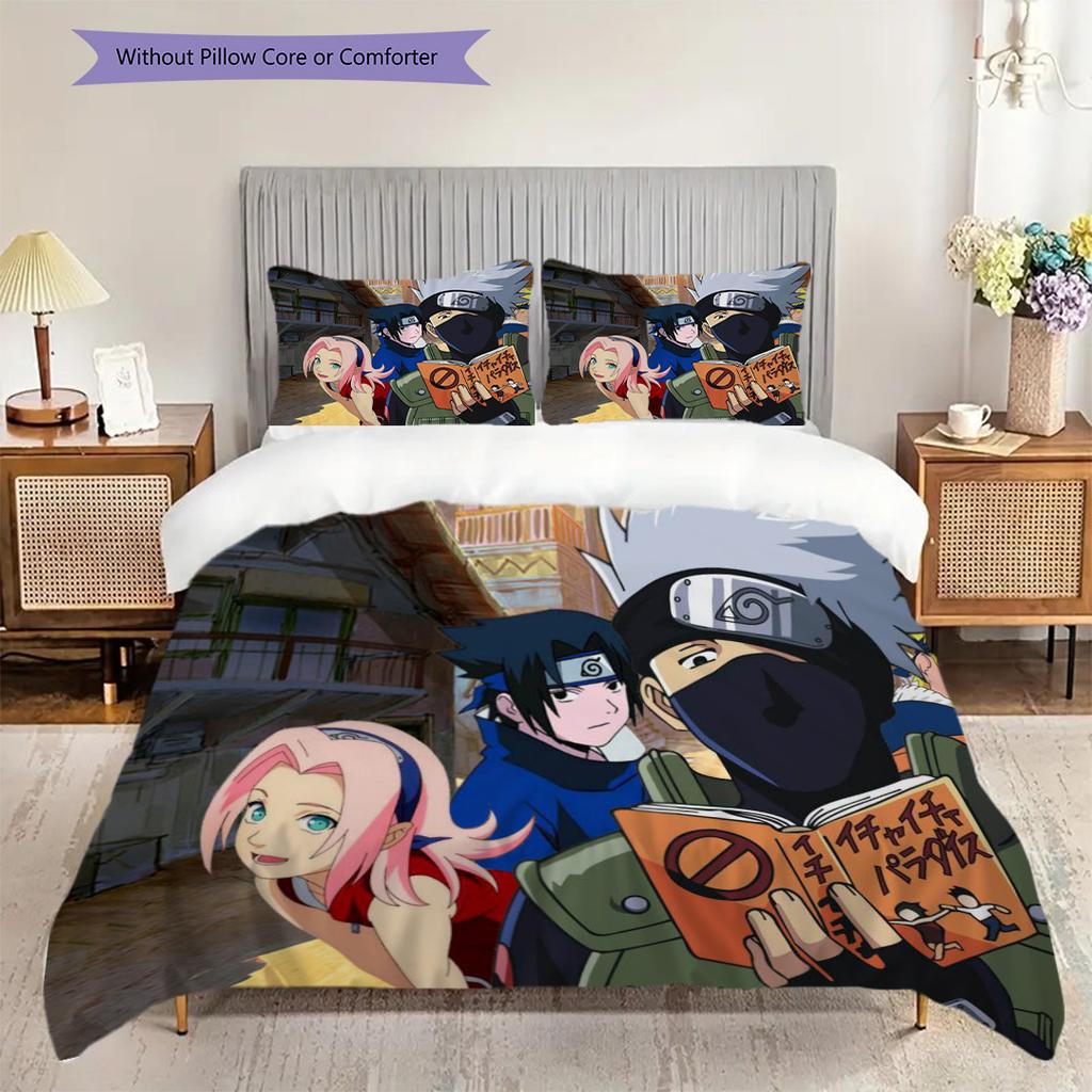 Uzumaki Naruto'S Evolution Journey Through Time Bedding 1 Duvet Cover 2 Pillowcase Without Core Soft And Comfortable