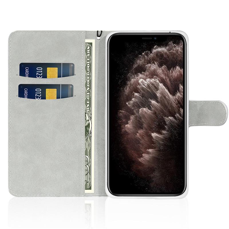 Кожаный чехол-книжка со стразами и слотом для карт для iPhone 17 Pro Max / Apple 16