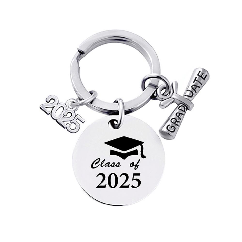 Подарки на выпускной 2025 года, брелок для выпускника средней школы, аксессуары, брелок
