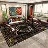 Современные Роскошные Ковры Большого Размера для Украшения Гостиной Домашний Диван Офисная Зона Ковер Нескользящий Коврик для Спальни Холла Прихожей