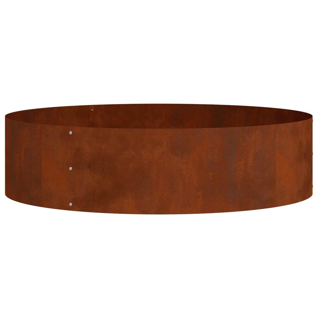 Plant Ring Brown 80 x 80 x 20 cm Weatherproof Steel