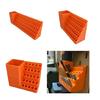 Impact Resistant Screwdriver Bit Holder Case Organizer 20/25/50/100 Holes Tool Storage for Home Garage
