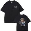 Rapper Kanye West Graduation Double Sided Graphic Tshirt Unisex Wounisex Hip Hop Oversized Ocollar Tshirt Male Kanye Black T Shirts