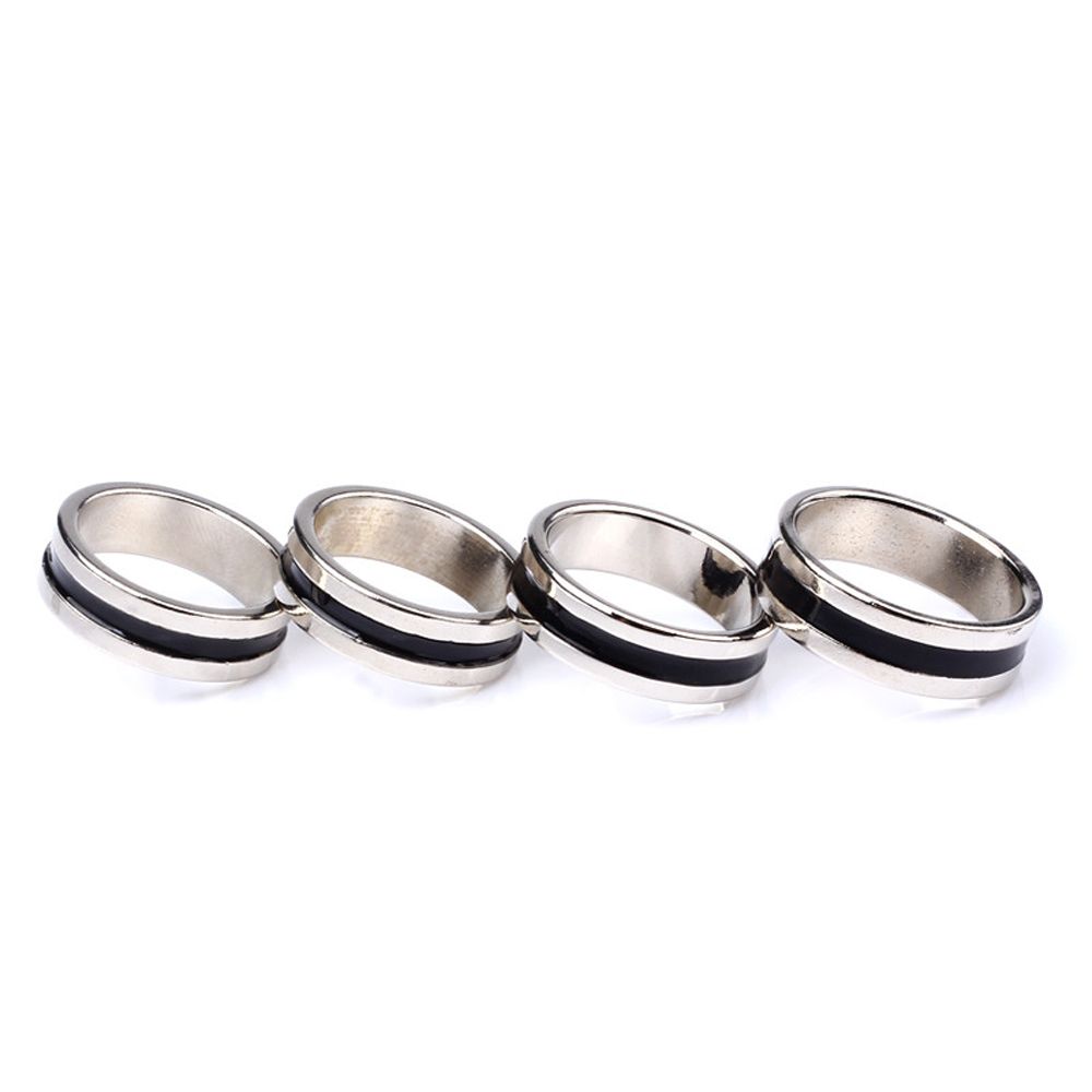 Magic Show Black Circle Silver And Black Coin Magic Magic Tricks Magician Ring Pk Ring Magic Magic Ring Props Magic Magnet Ring