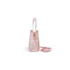 Sanrio Hello Kitty Classic Print Fresh Sweet Fashionable Versatile Niche Design PU Split Leather Handbag Women handbag Pink SHHF52280