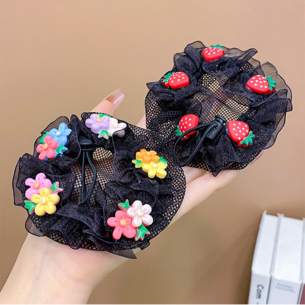 Модный головной убор балетная сетка для волос корейский стиль для девочек чехол для пучка снуд эластичная сетка для волос для детей