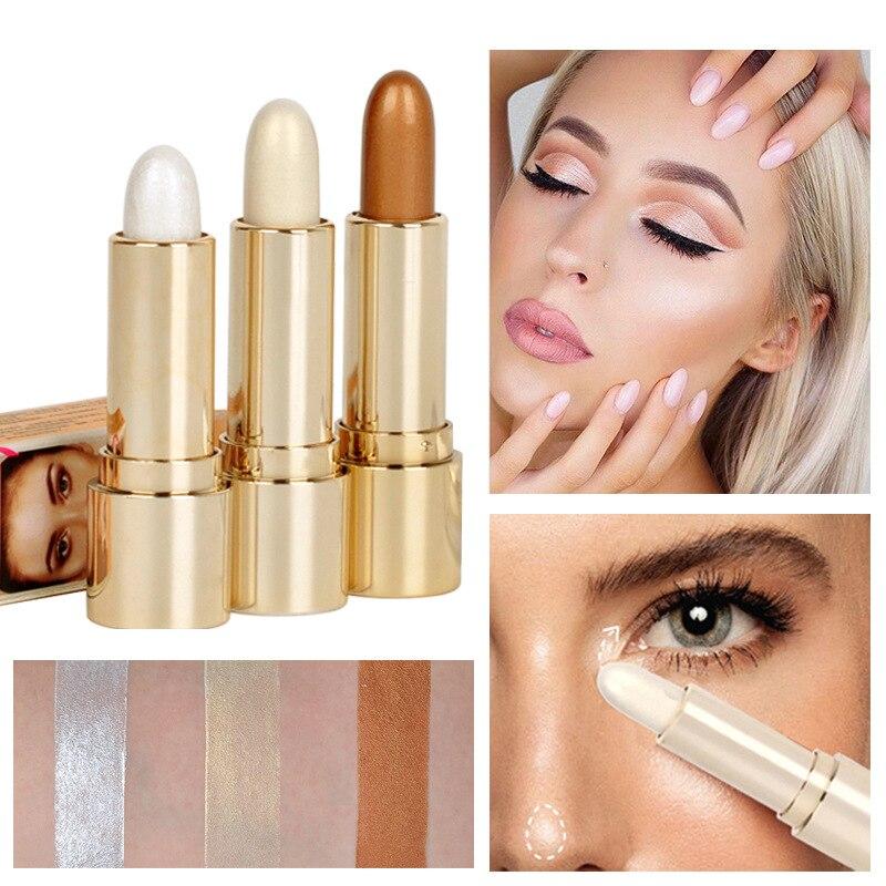 3D Highlight Embellish Contour Highlighter Pencil Brighten Skin Face Makeup Bronzers Highlight Contour