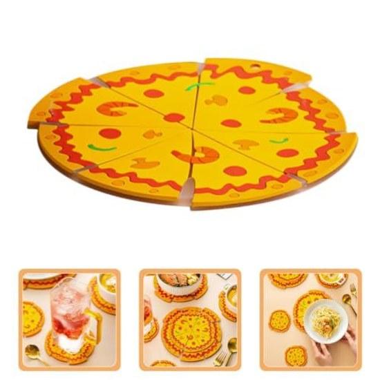 No-brand product silicone heat-resistant pizza pan anti-scalding mat large non-slip pot holder kitchen insulation reusable durable cooking aid pad