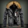 Winter Influx of Men Casual Denim Jacket Winter Thick Denim Jacket