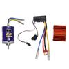 Durable 540 Brushed Motor 45A ESC Set Kit for 1 10 RC Buggy Truggy Truck Crawler Orange