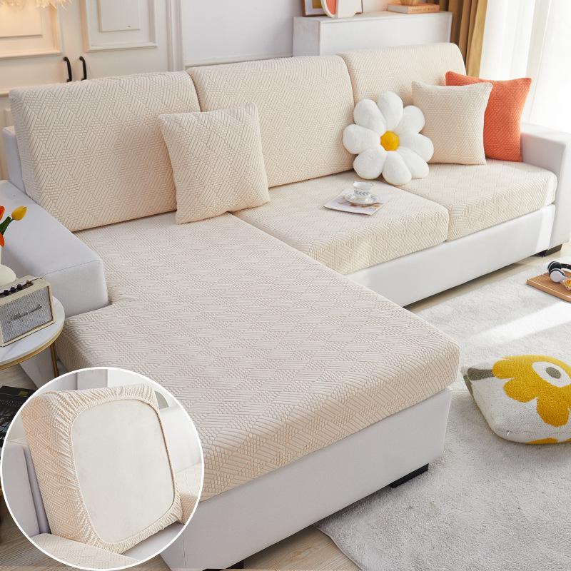 Нескользящий эластичный чехол на подушку дивана Coral Sea - Универсальный размер для четырех сезонов