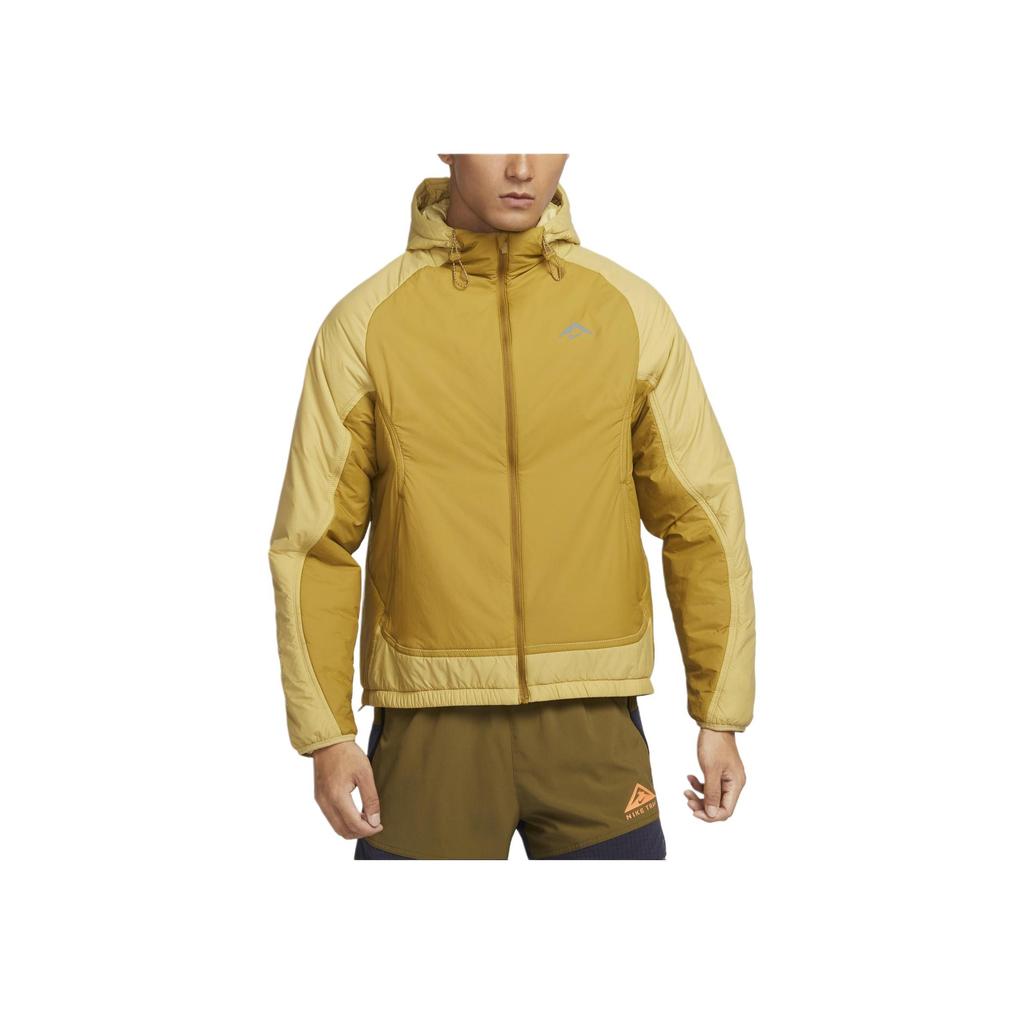 Nike Therma-Fit Primaloft Модная Универсальная Повседневная Куртка Мужская Куртка Медь Бесконечное Золото Черный FZ0004716