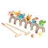 Janod Applepop Wooden Croquet Set for Kids Bright Colours
