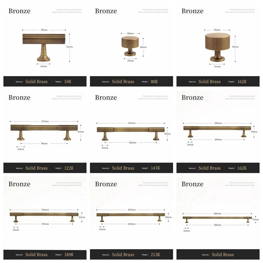 Wardrobe Pulls Bronze Cabinet Handles Antique Furniture Door Pull Dresser Drawer