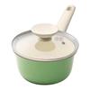 Sturdy Construction Saucepan with Clear Lid for Boiling For Milk Porridge Noodles and Other Daily Cooking Activities