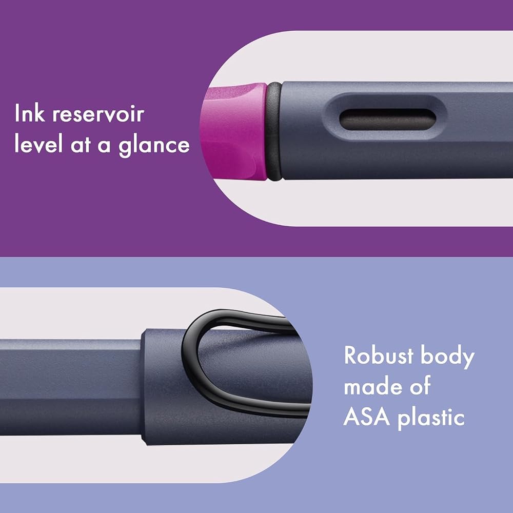 LAMY Рамиевая перьевая ручка M Средняя Сафари Фиолетовая Ежевика L0D8-M Ограниченная серия Обычный Импортный
