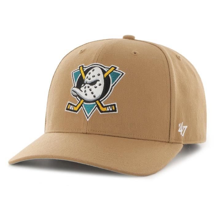 Casquette - 47 Brand - Low Profile Snapback - ZONE Anaheim Ducks - Camel - Homme - Sportswear