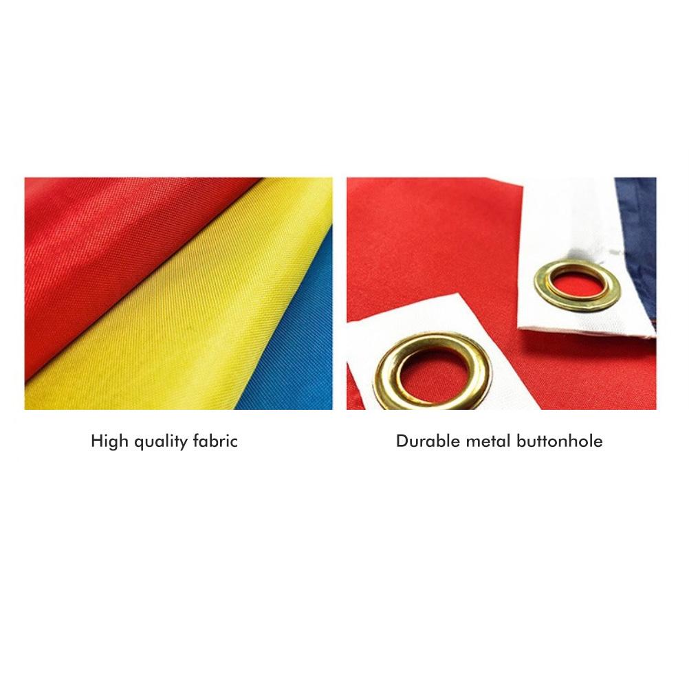 Colorful Peace Flag Polyester Pacifist Flag 90 X 145 Cm Peace Banner Flags for Garden Balcony