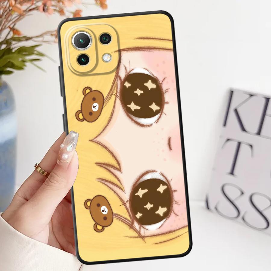 Ретро Модный Чехол с Глазами из Аниме для Xiaomi Mi 13 Lite 12X 12T Pro 10T 12 14 11T 11 Funda Чехол для Телефона