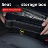 2PCS Leather Car Seat Storage Box Phone Keys Organizer Auto Seat Crevice Storage Filler Munti-functional Auto Organizer