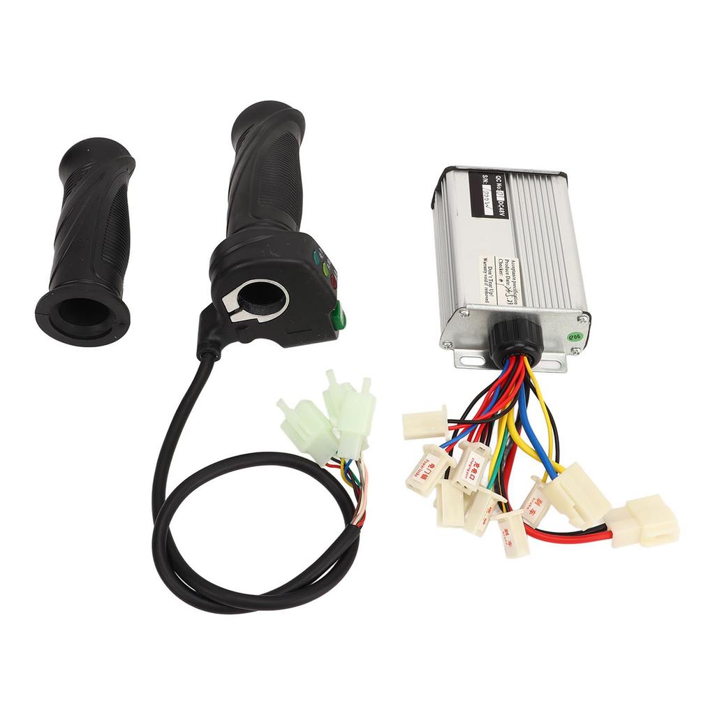 48V 1000W Brushed Controller and Throttle Grip For Electrical Scooter Bicycle Tricycles