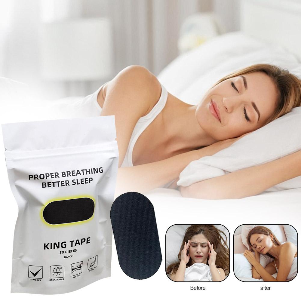 Медицинский силиконовый гипоаллергенный овальный пластырь для мгновенного устранения храпа во рту K1O9