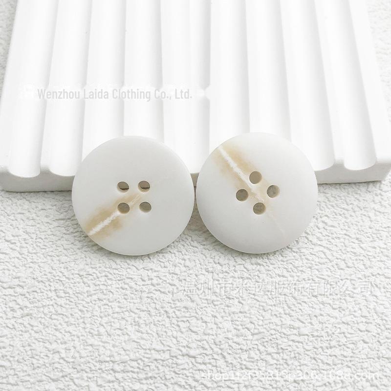 Комплект круглых смоляных пуговиц для женских пальто и свитеров – включает модели с четырьмя отверстиями и узорчатые модели