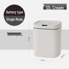 Large Capacity Smart Induction Trash Can for Kitchen and Bathroom