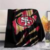 San Francisco 49ers Flannel Blanket, High quality Comfortable for All Seasons, Home Decor, Warmth and Comfort