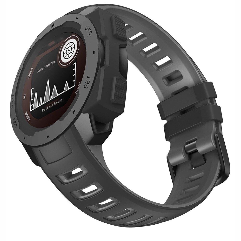 Подходит для Garmin Instinct Tactical/Tide/Esports двухцветный силиконовый ремешок для часов Garmin Instinct2 Solar Сменный ремешок на запястье