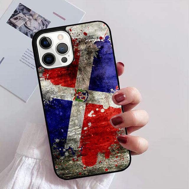 Flag of Dominican Republic Phone Case For iPhone 17 Air 16 15 14 13 12 Pro Max Plus Max Cover Shell