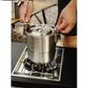 304 Stainless Steel Outdoor Camping Cookware Full Set - Portable 3L Hanging & Cooking Pots for Picnic Travel
