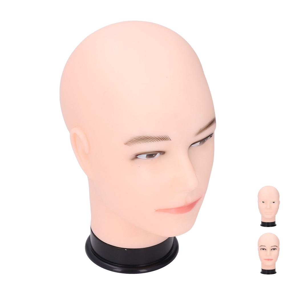 Лысая голова манекена модель ПВХ универсальный парик шляпа дисплей мужской голова манекена для салона красоты школа 