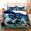 Принт из фильма Аватар Комплект постельного белья из трех предметов Модная вещь Для детей или взрослых Для кроватей Пододеяльники Наволочки Комплект постельного белья Подарок