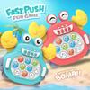 Crab Press Music Game Console,children's Ground Mouse Game Console,quick Push Puzzle Toys,interactive Entertainment with Friends