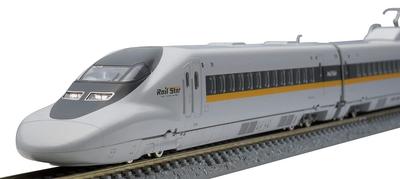 TOMIX масштаб N Серия JR 700 7000 Санъё Синкансэн Хикари Рейл Стар набор 98769 Железнодорожная модель поезда Светло-синий