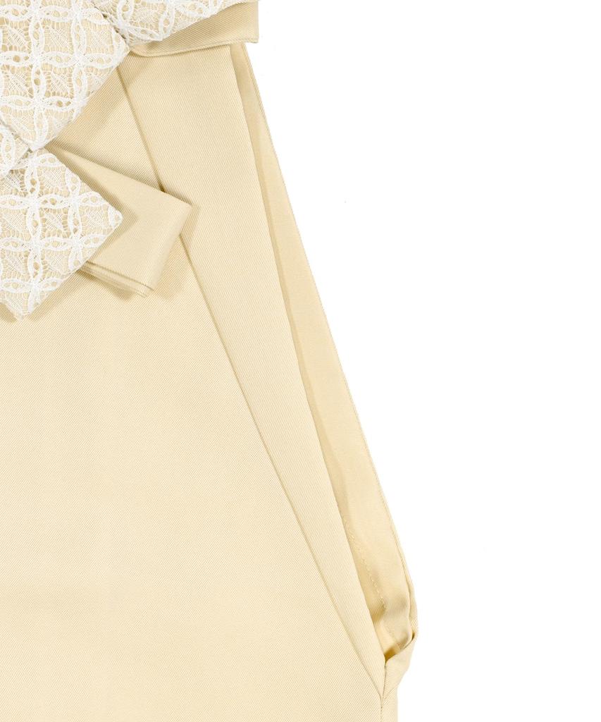 Выпускной церемония Хакама кружево стринги простой одинарный предмет [KYOETSU] женский (12.Слоновая кость, S)