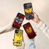 Модные тренды WU-T-TANG CLANs Для IPhone 16 15 14 13 12 11 Pro Max X XS MAX Plus Полупрозрачный черный чехол для телефона