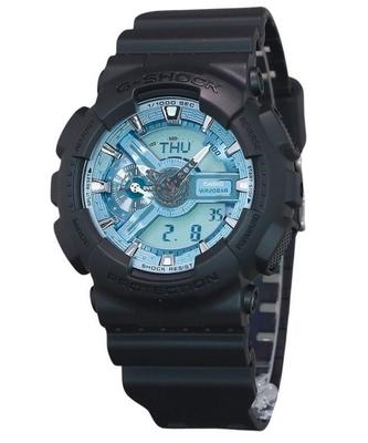 G-Shock Аналоговые цифровые кварцевые часы с полимерным ремешком Ocean Blue Dial GA-110CD-1A2 200M Мужские часы