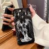 Панк-черный ангел графический чехол для телефона для iPhone 16 15 14 13 12 11 x XR Xs SE2 SE 8 7 plus pro Max mini силиконовая задняя крышка