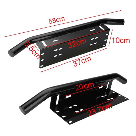 Автомобильный внедорожник Грузовик Передний бампер Светодиодный фонарь Лампа крепления номерного знака Держатель кронштейна