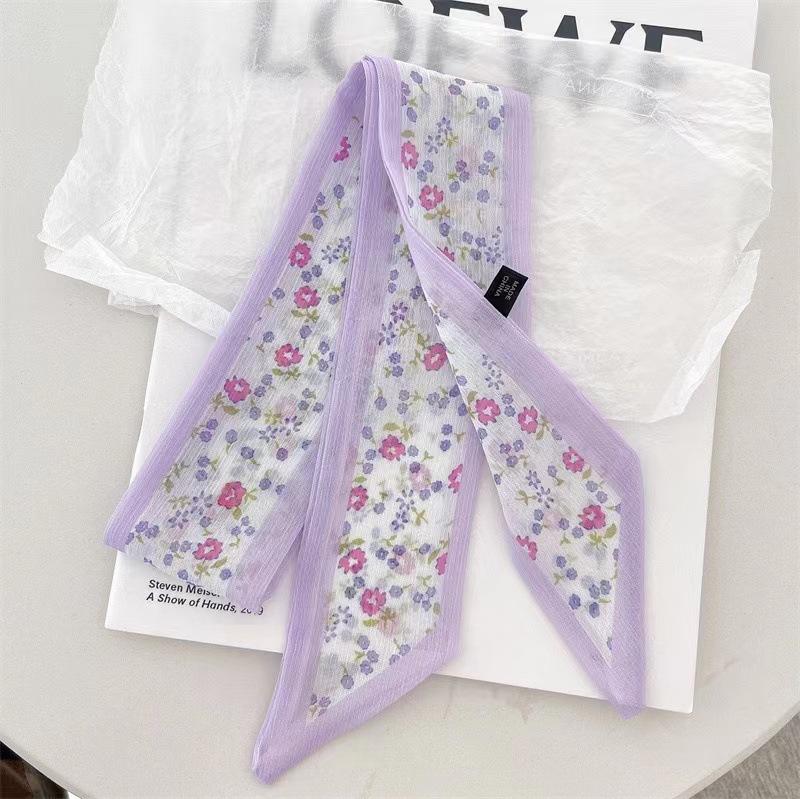 Шелковый шарф Qiandongge, повязка на голову в стиле ретро, завязанный хвост, бант, лента, повязка на голову, повязка на голову Mori Series